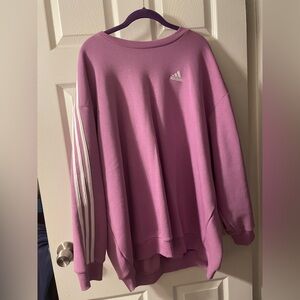 Adidas Women's Lilac Crew Neck Sweater